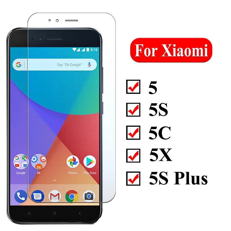 Защитное стекло на Xiaomi 5 5S 5C 5X Plus Tremp защита экрана Ksiomi S C X C5 S5 X5 закаленное Xiami