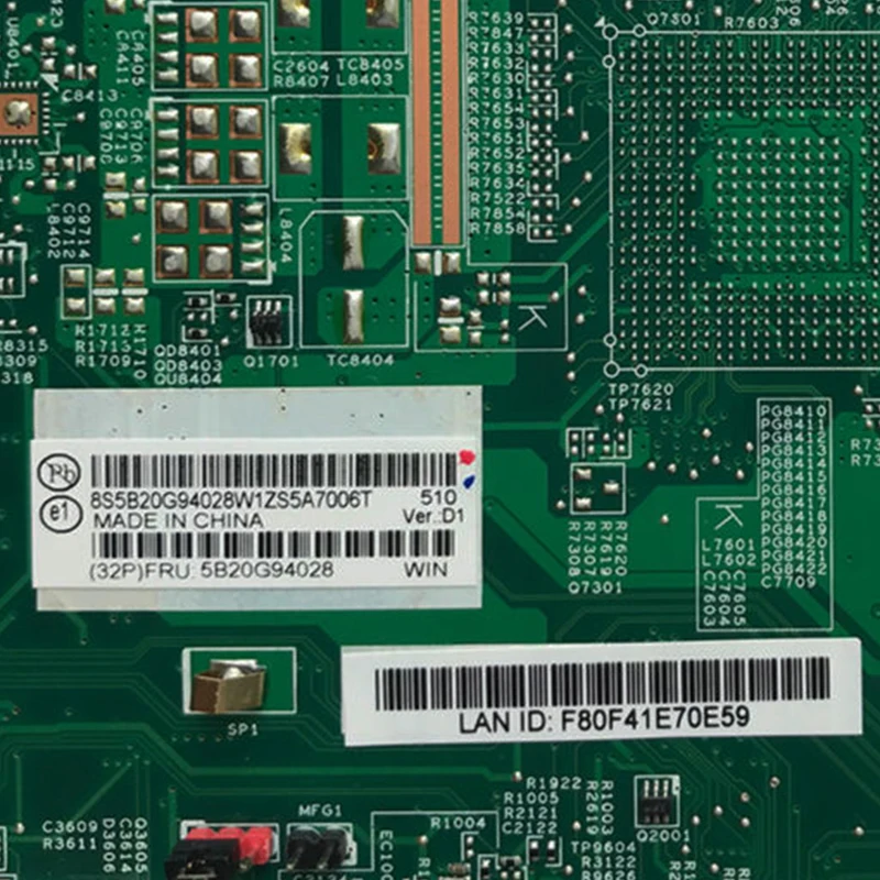 IHSWSW Оригинал для Lenovo AIO C5030 C50 30 настольная материнская плата I3 4005U CPU DDR3 348.01203.0011