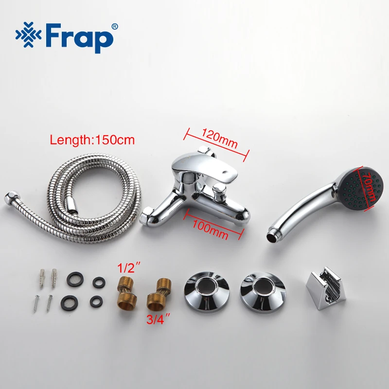 Классический смеситель для душа Frap ванной комнаты ванны с насадкой ручного