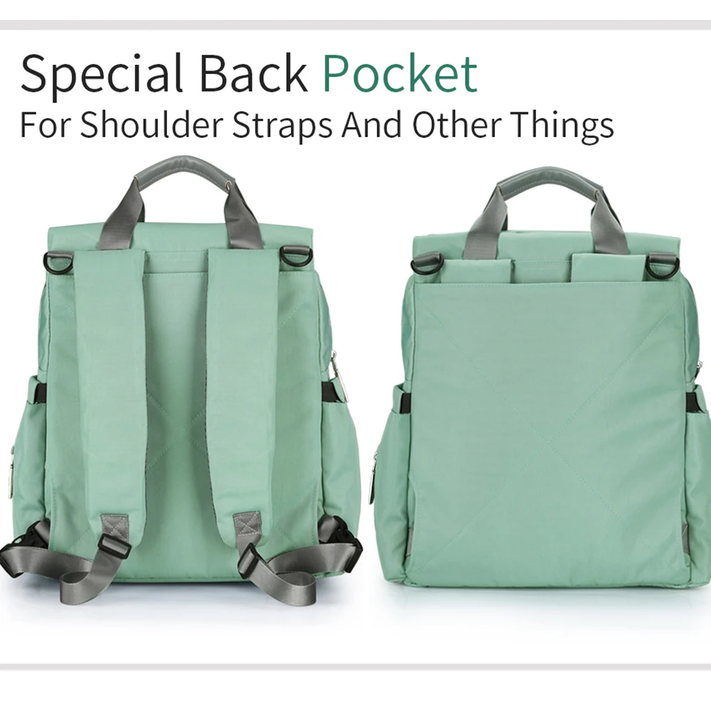 Изоляционная модная сумка для подгузников рюкзак мам водонепроницаемая 8 цветов