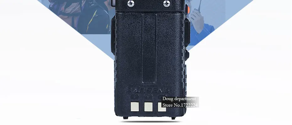 10 шт портативная рация Baofeng uv 5r CB радио Двухдиапазонная 136-174 МГц/400-520 МГц портативная 128 CH двухсторонняя радиостанция UV-5R радиостанция