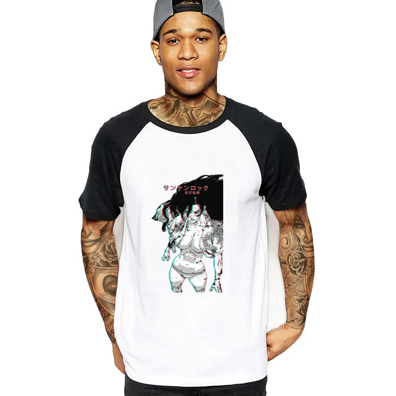 2019 Hot Yumin manga waifu sun ken rock japan Men sexy funny tshirts hip hop summer top t-shirt ahegao gothic male game t shirts Мужская