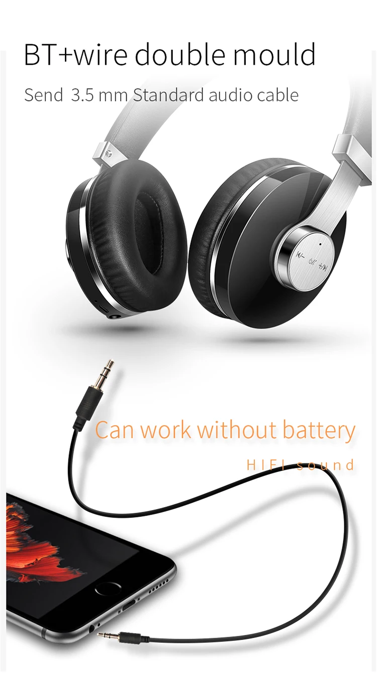 T9 Bluetooth наушники с активным шумоподавлением портативная беспроводная гарнитура и музыка с голосовым управлением
