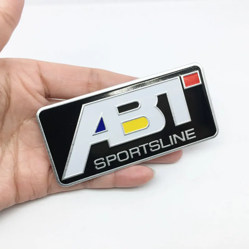 Стайлинг автомобиля 3D алюминиевый ABT кузов задний багажник эмблема наклейка для