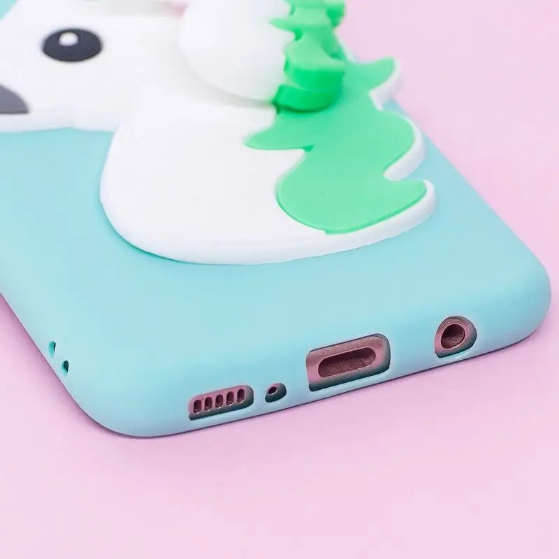 Carton Case Unicorn Horse Turkey Pendant Soft Silicone For Samsung Galaxy Note 8 / S8 Plus S7 Edge S6 Cute Cover |