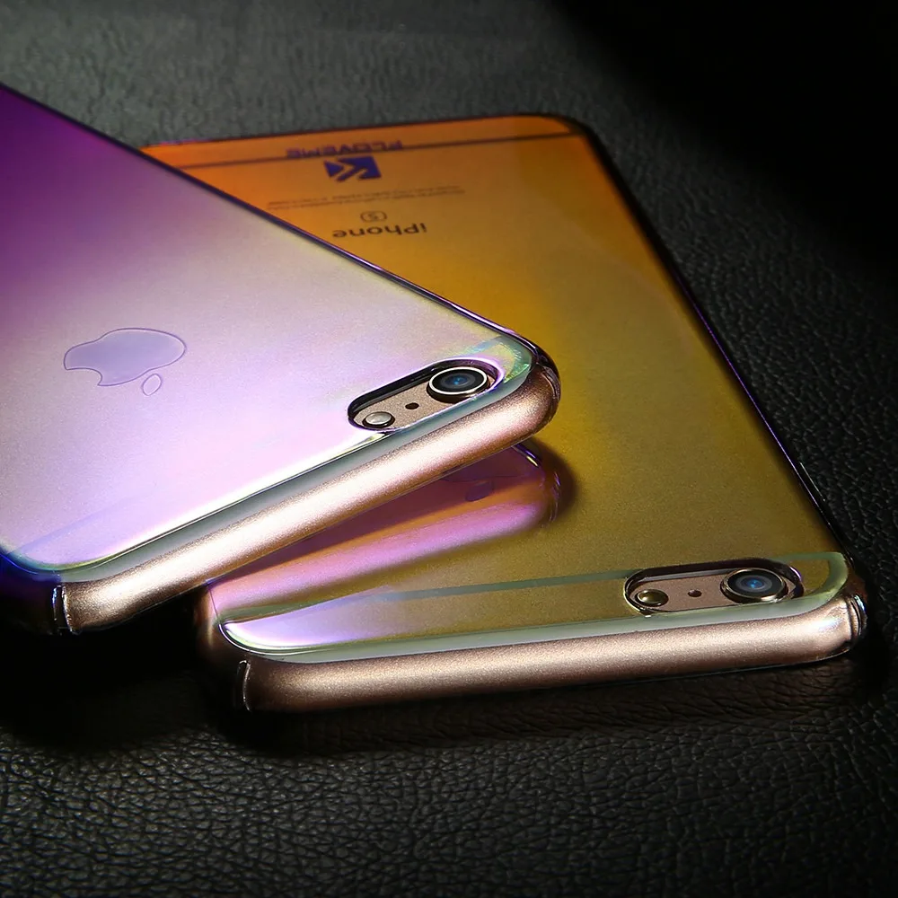 Floveme Blue Ray чехол для iPhone X 8 6s 6 7 Plus 5S 5 Чехол градиент Samsung galaxy S8 S7 S6 Edge Note снарядов