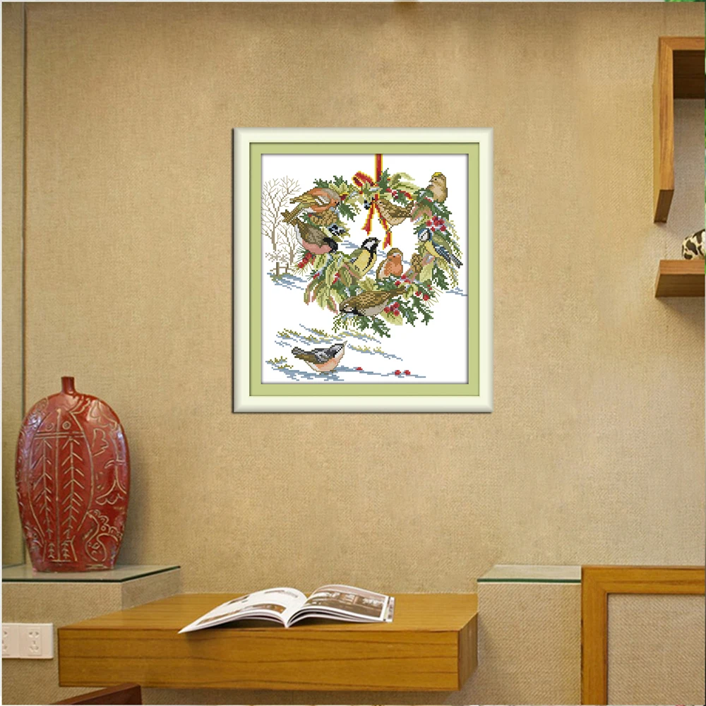 Рукоделие вышивка крестиком своими руками наборы для вышивки СВАДЕБНЫЕ ПТИЦЫ