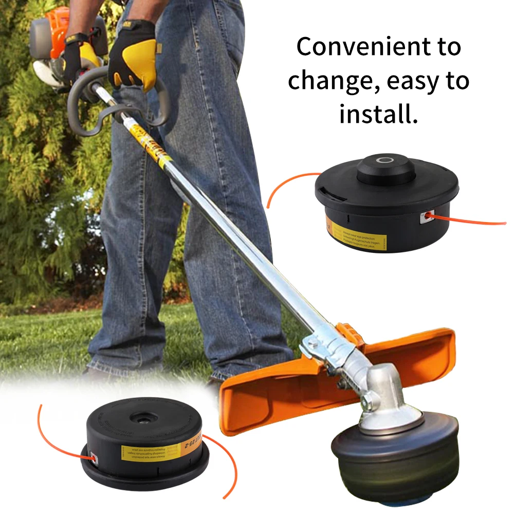 Триммер для травы комплект из 1 каната с матовым пластиковым резьбовым