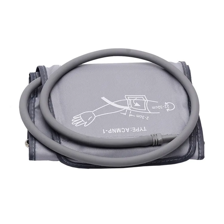 gray 22cm-32cm Большой Взрослый кровяное давление манжета многоразовый автоматический тонометр Сфигмоманометр больница кровяное давление - Цвет: gray 22cm-32cm