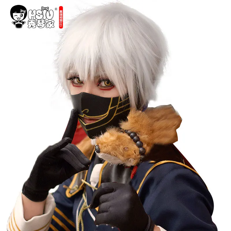 HSIU высокое качество Аниме игра Touken Ranbu онлайн костюм для косплея Nakigitsune парик