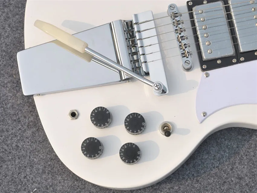 G400 White Custom Shop Electric guitar High Quality Real Photos Showing FreeShipping | Спорт и развлечения