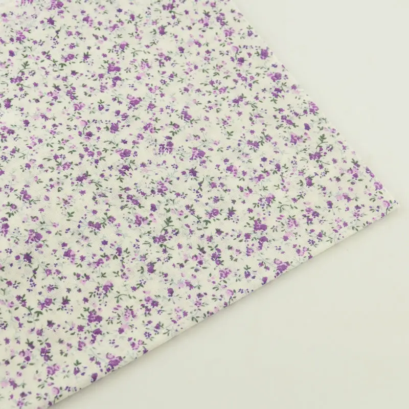 100% хлопчатобумажная ткань домашний текстиль швейная бежевая с цветочным принтом