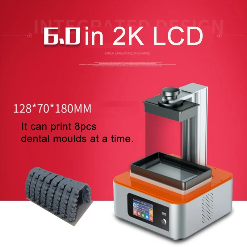 6 0 дюйма 2k 72W UV LED массив 3d Принтер LCD панель принтер DLP/LCD дешевый для