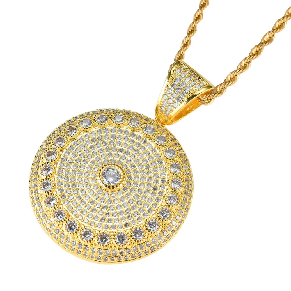 Шикарное платье в стиле хип-хоп кулон латунные микро проложить с горный хрусталь