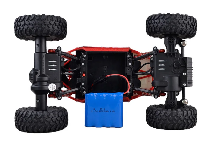 1:18 игрушечный Радиоуправляемый автомобиль 2 4G 4WD Rock Crawlers 4 Driving Car Double Motors Drive Big Foot