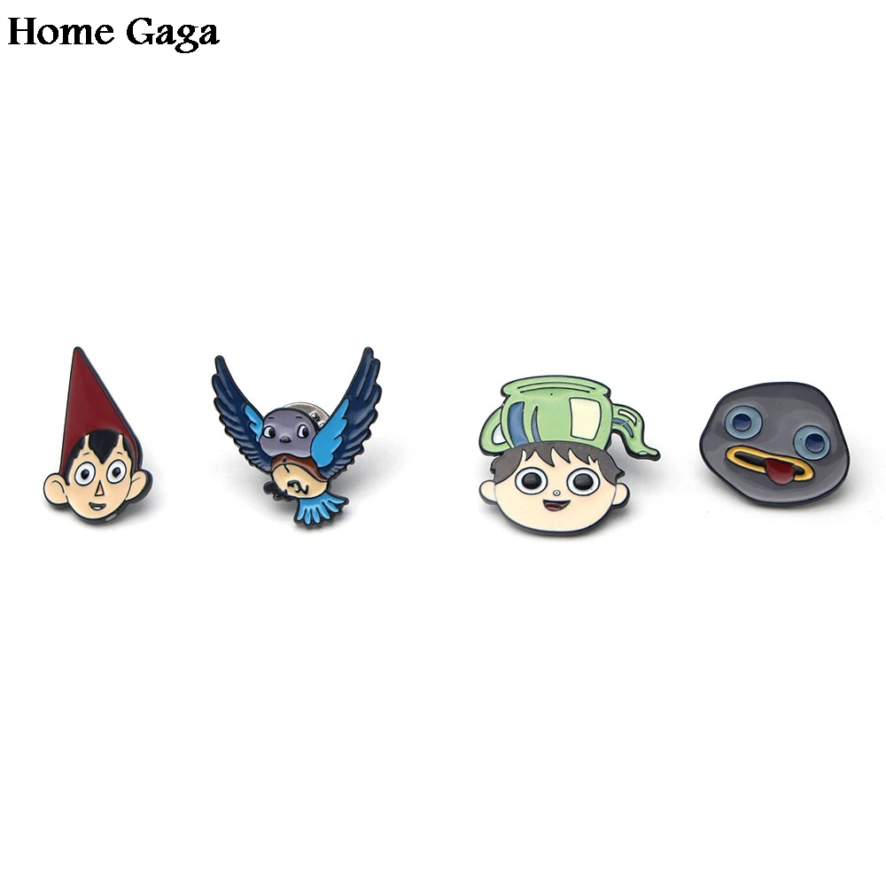 Homegaga 4 шт./компл. сад настенный гордость шпильки para рюкзак одежда медаль металла значки мешочек для брошек, шапочка, insignia D0816