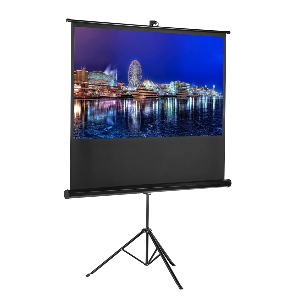 Excelvan 10" Диагональ 16:9 соотношение сторон 1,1 усиление портативный подтягивающий проектор экран для HD фильмов Проекция+ стабильная Подставка Штатив