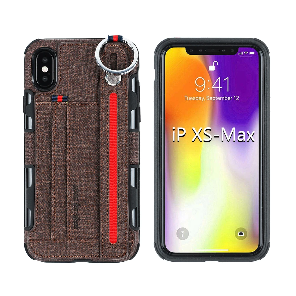 Coffee Джинсовый браслет из искусственной кожи чехол для iPhone X XS MAX XR 6 6s 7 8 Plus противоударный флип многофункциональный чехол-кошелек с отделением для карт - Цвет: Coffee