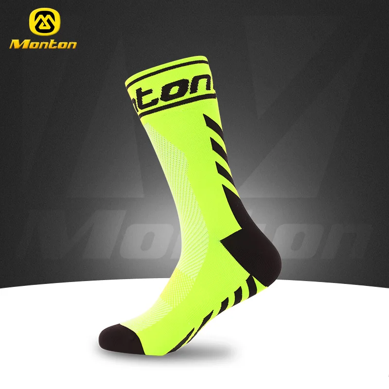 

New Men&Women Cycling Socks Long Tube Outdoor Sports Riding Socks Fast Dry Running Socking Deodorant Bicycle Wear