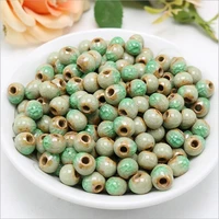 50pcs 6810mm ceramic beads handmade materials diy beads porcelain ceramic jewelry loose spacer beads for jewelry making z399