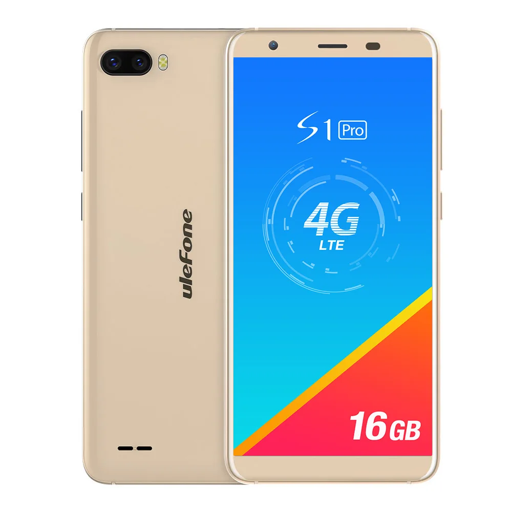 Ulefone S1 Pro смартфон с 5 дюймовым дисплеем четырёхъядерным процессором MTK6739 ОЗУ 1 ГБ