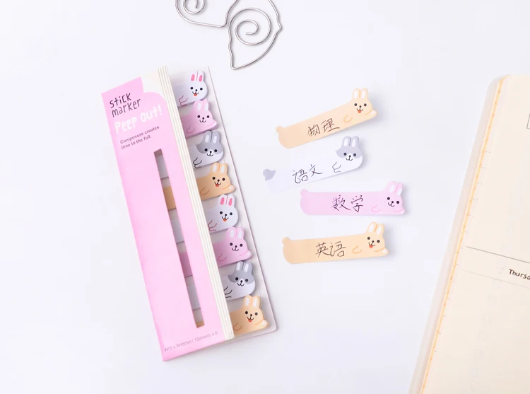 Kawaii Скрапбукинг животные блокнот Наклейки Sticky Notes школьные канцелярские принадлежности блокнот Papeleria Новое поступление