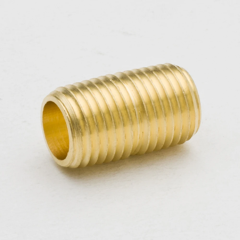 Комплект из 2 латунных фитингов для труб закрытая соска 1/8 дюйма 1/4 3/8 1/2 NPT наружная