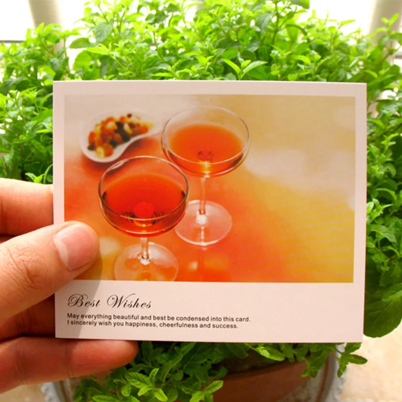 10 шт./лот kawaii Мини бумажная открытка на день рождения с надписью you message card LOMO