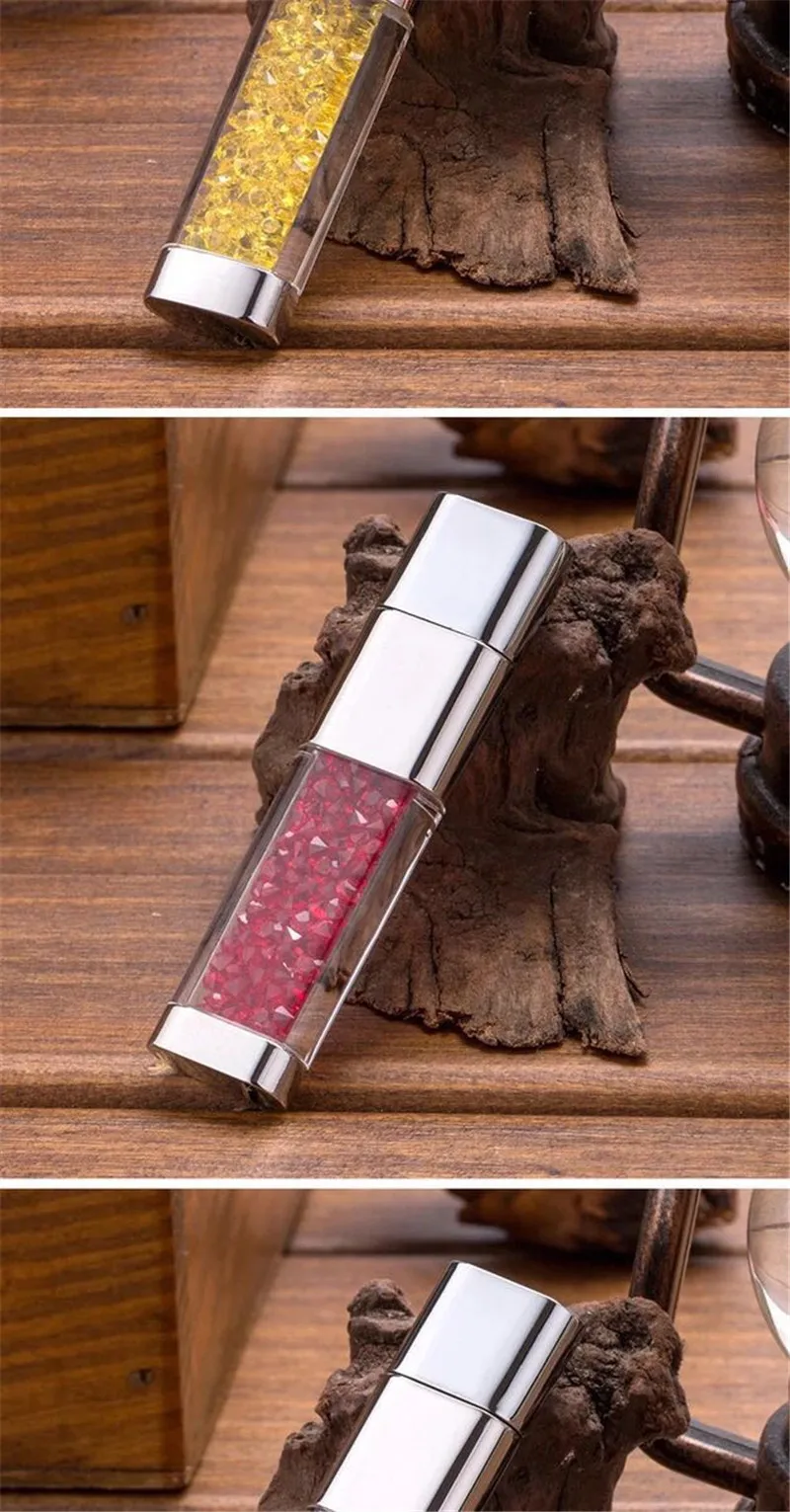 Флеш-накопитель 8 ГБ, алмазная коробка, USB диск, 64 ГБ, металлическая usb флеш-память, 128 ГБ, 4 Гб, флешка в виде бижутерии, 16 ГБ, USB флеш-накопитель, 32 ГБ, специальный подарок