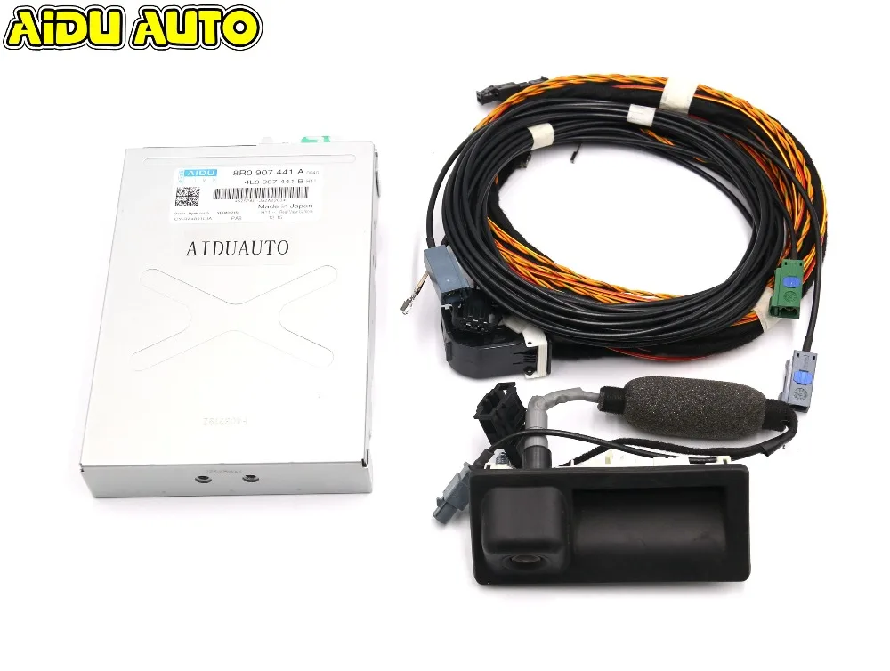 Для Audi Q5 A4 B8 A5 B8 реверсивная камера rvc камера 8R0 907 441+ 5N0 827 566 AA+ кабельный жгут