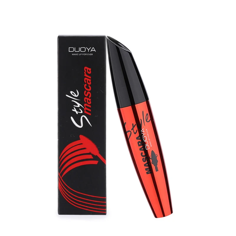 Чёрная тушь водостойкая для ресниц. Производитель: DUOYA Корея|fiber lash mascara|3d fiber