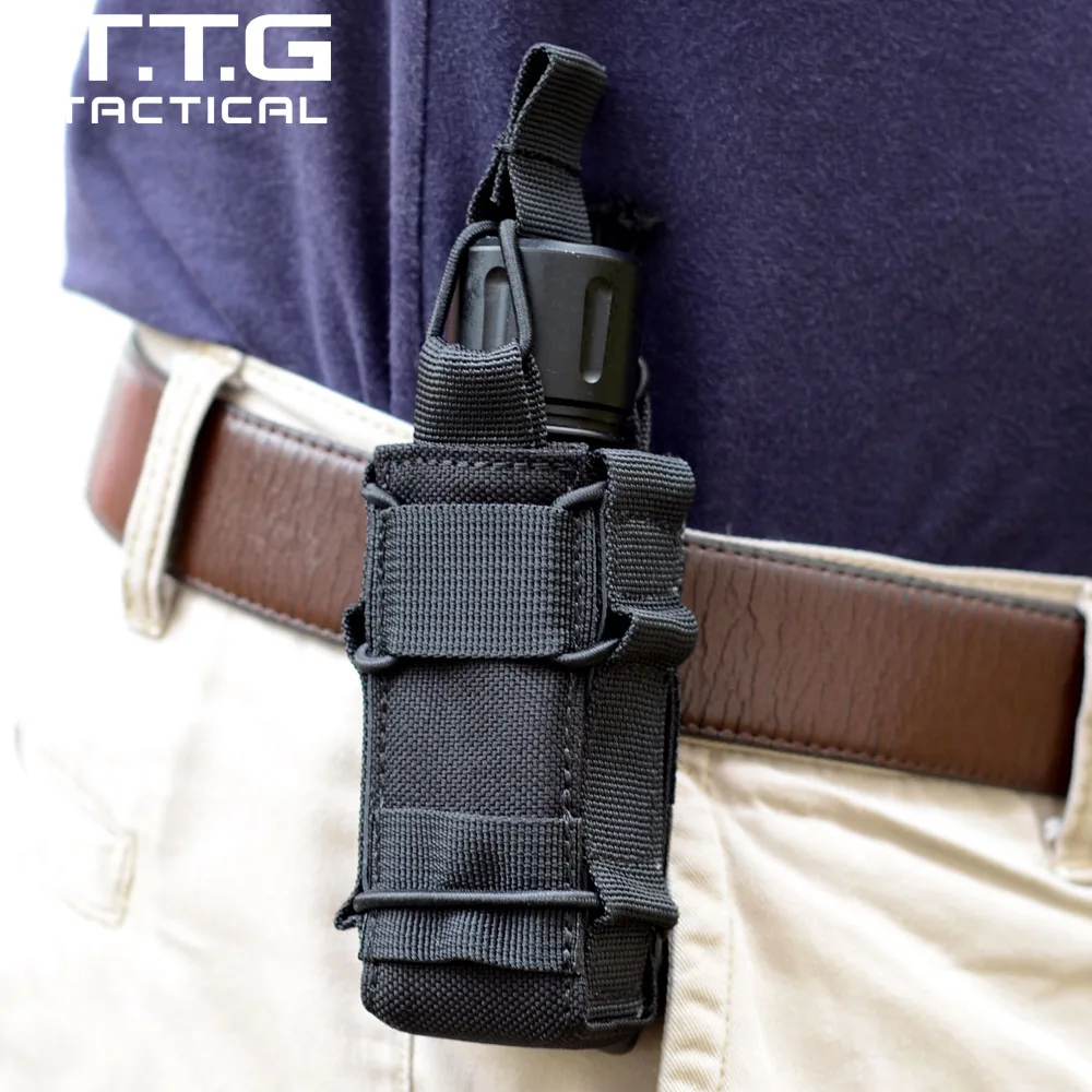 Сумка для магазина MOLLE с открытым верхом и одним пистолетом M1911 92F Glock