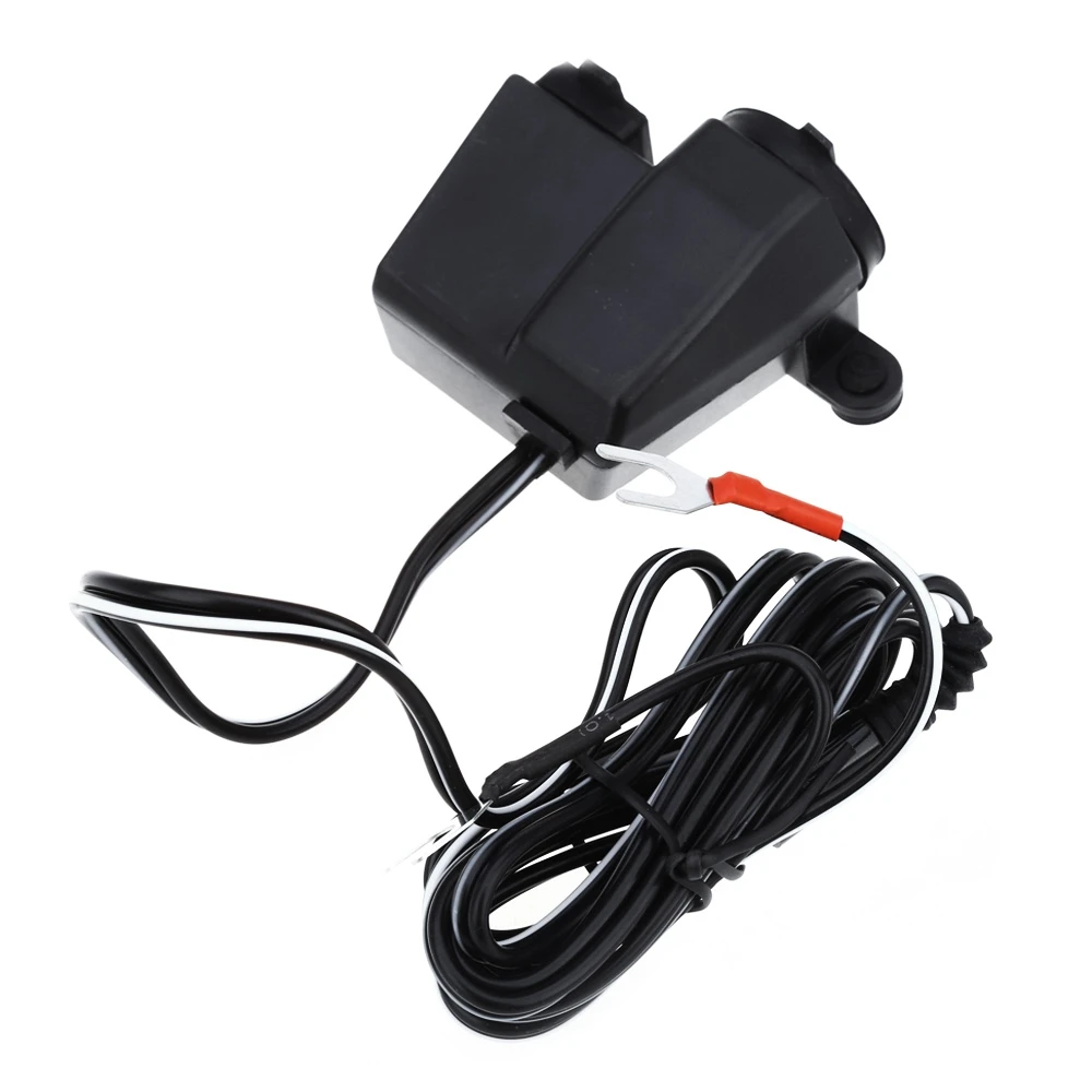 Новый Водонепроницаемый usb разъем питания для мотоцикл 12 V пробки прикуривателя