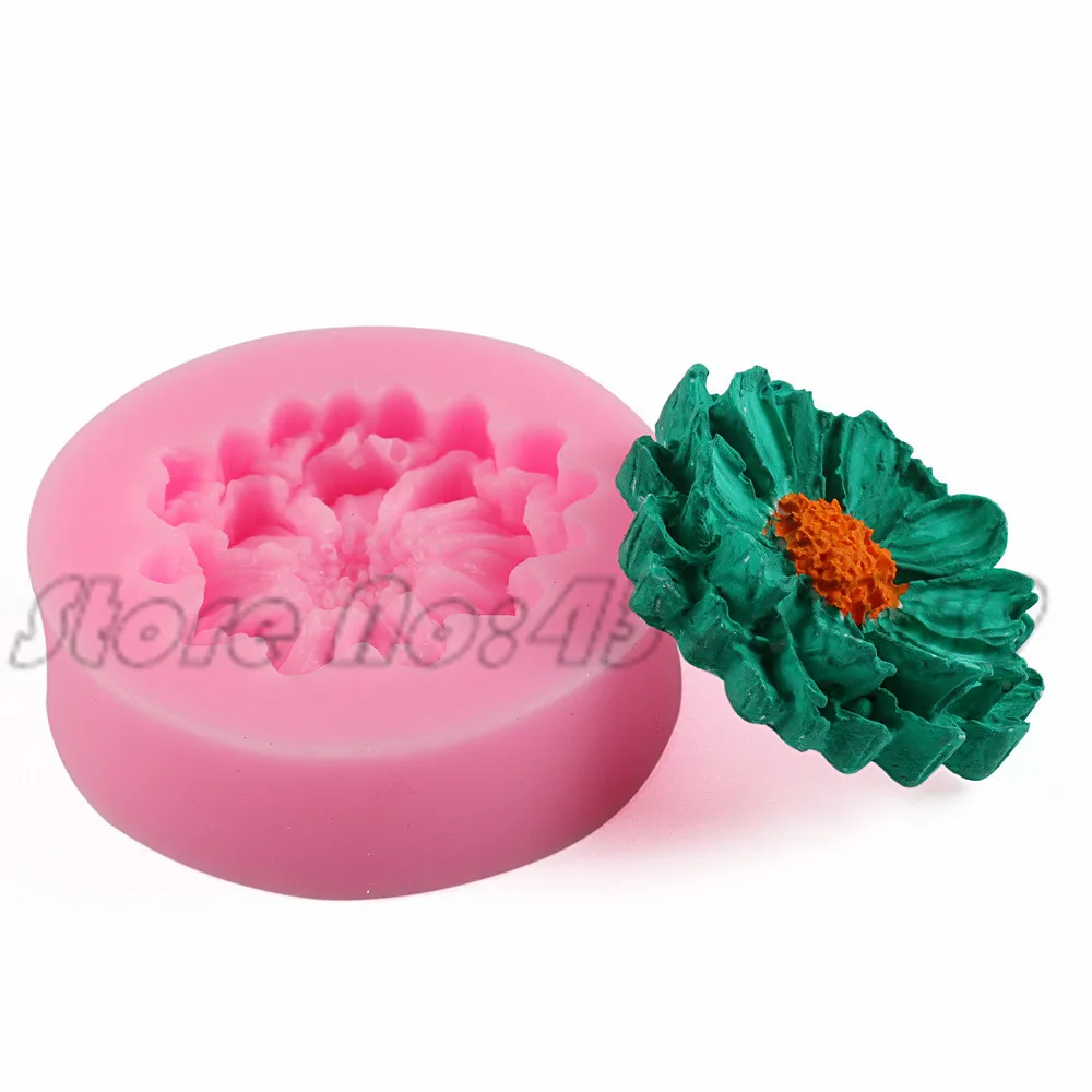 Силиконовые формы в виде цветка изготовление мыла для тиснения сахара искусство