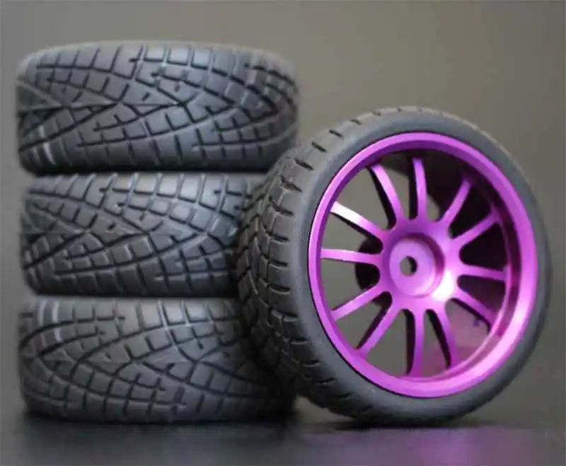 1 комплект 4 шт. HSP HPI гоночные шины металлические колесные обода для