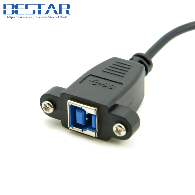 USB 3 0 USB3.0 Стандартный B Тип женский USB2.0 2 Штекер кабель для передачи данных (20 см) |