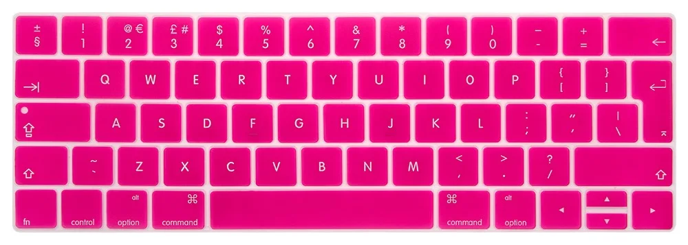 Новая силиконовая защитная пленка наклейки на клавиатуру для MacBook с сенсорной панелью 13 15 дюймов A1706 A1707 A1989 EU английская версия