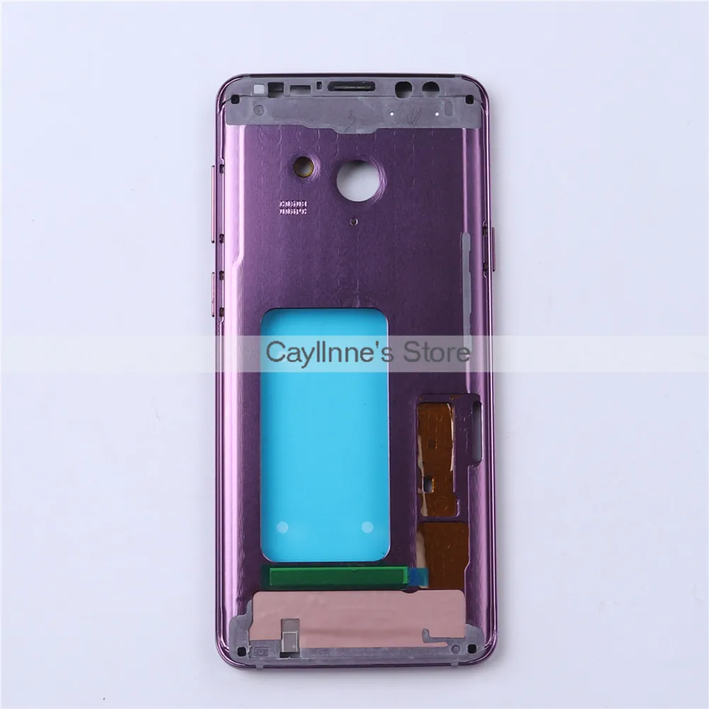 S9 G960 для samsung galaxy S9 plus G965 средняя рамка средняя пластина Корпус Шасси с боковыми кнопками комплект Замена