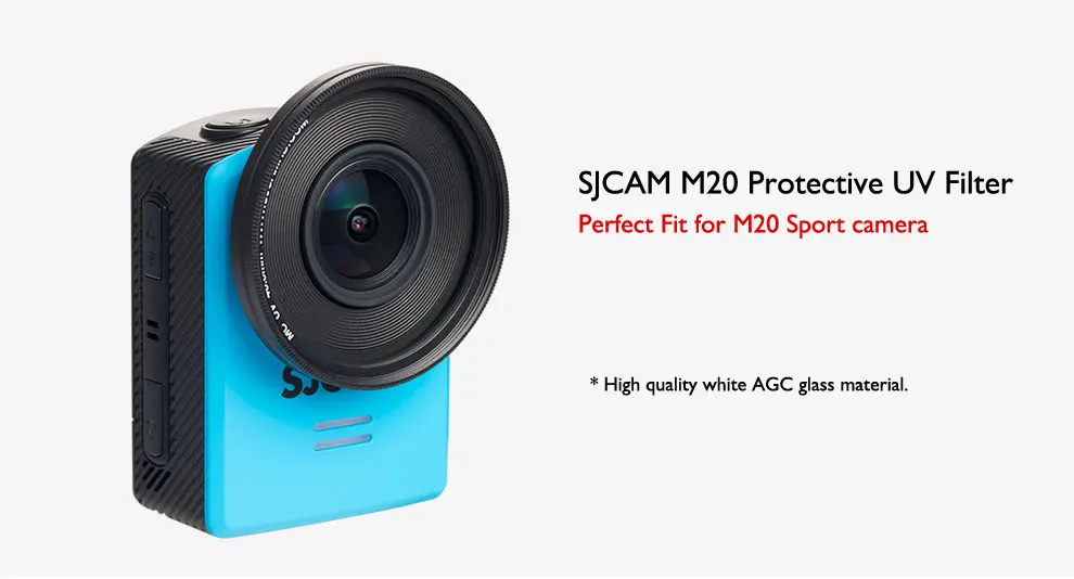 SJCAM M20 УФ-фильтр 40,5 мм оптическое стекло MC UV аксессуары с защитной крышкой для M20 серии Air Спортивная Экшн-камера