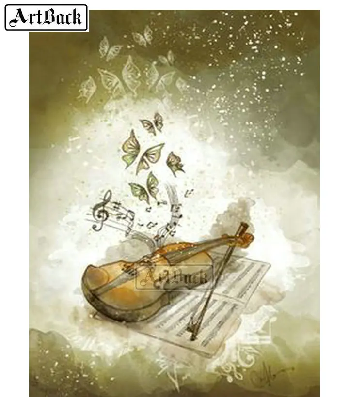 

Новое поступление 5d алмазная живопись гитары бабочка значок полная квадратная дрель Бриллиантовая мозаичная фигурка животного Декор для д...