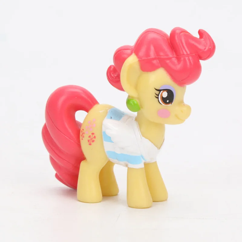 1 шт. игрушки My Little Pony мини пони ПВХ Фигурки дискорд Радуга тире Твайлайт Спайк
