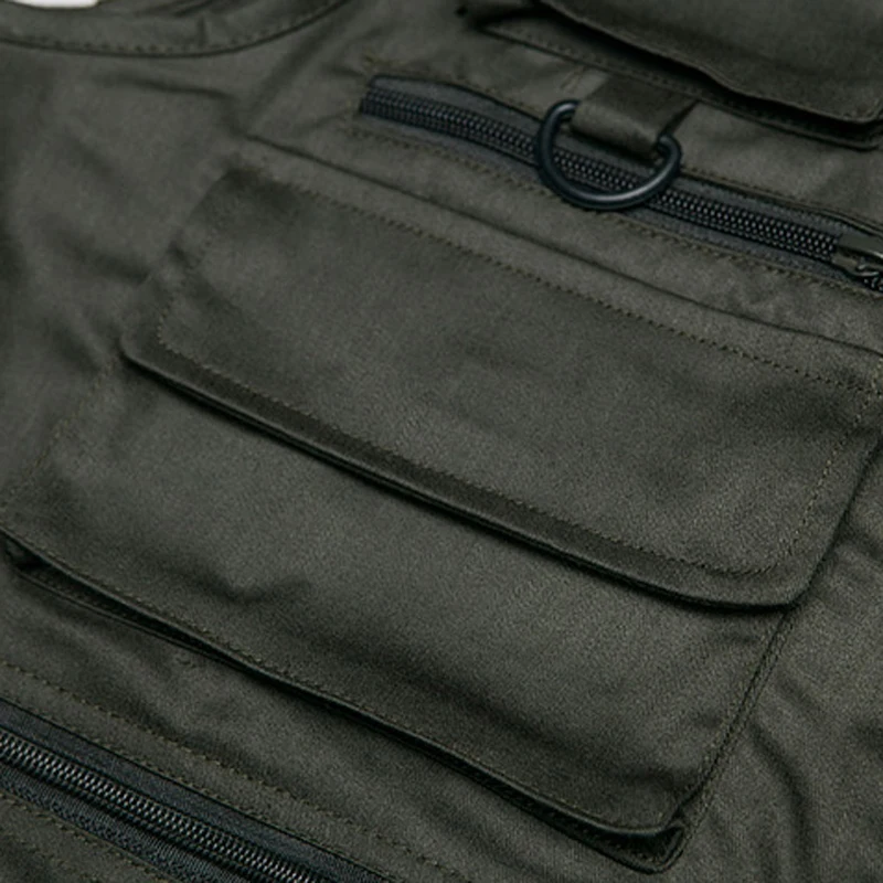 Жилет мужской карго со множеством карманов военный жилет для фотосъемки рабочая