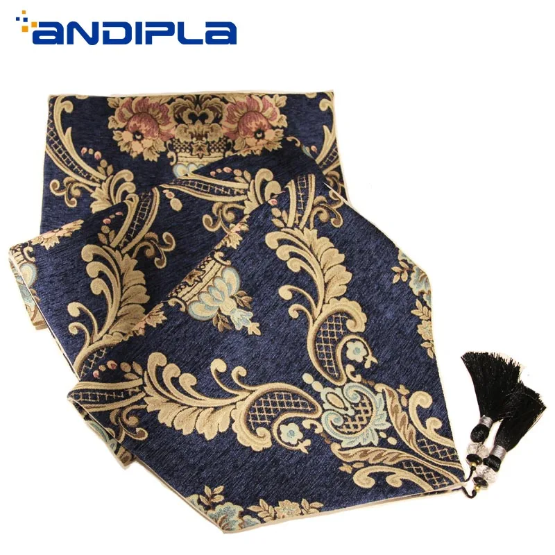 83 дюйма Винтажная настольная дорожка с вышивкой в европейском стиле свадебная