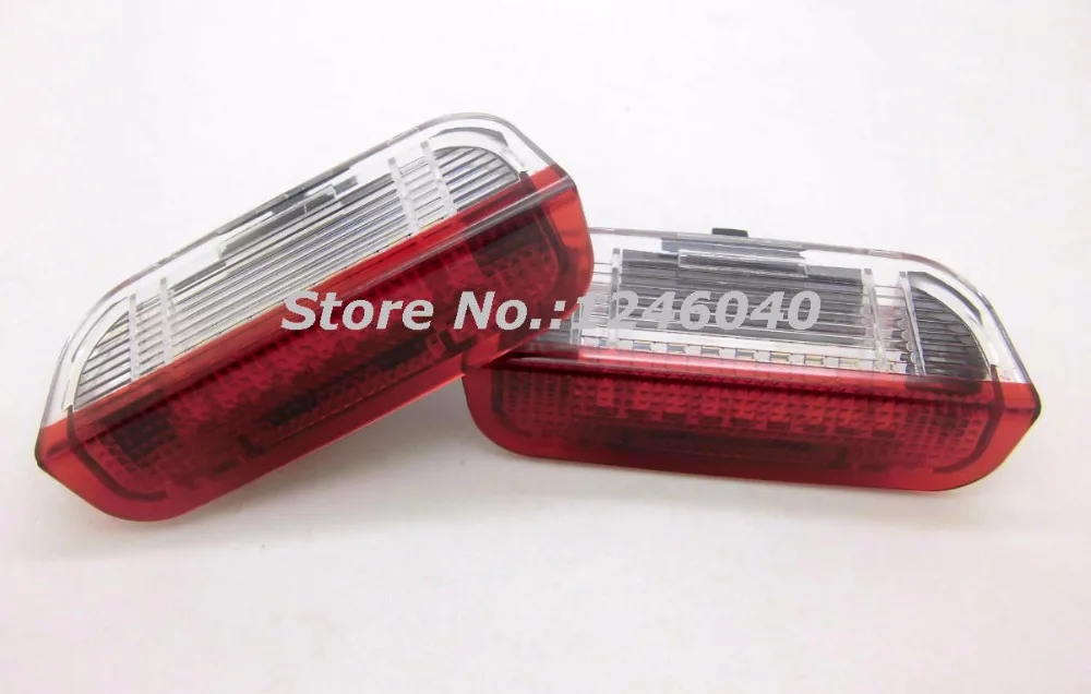 Белый/красный корпус 18LED вежливый дверной светильник для Porsche Cayenne 2011~ 958 Skoda Superb 08~ 10 Seat Alhambra 2011