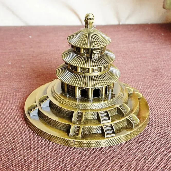 Пекин тиантан старинное здание металлическое украшение китайская известная