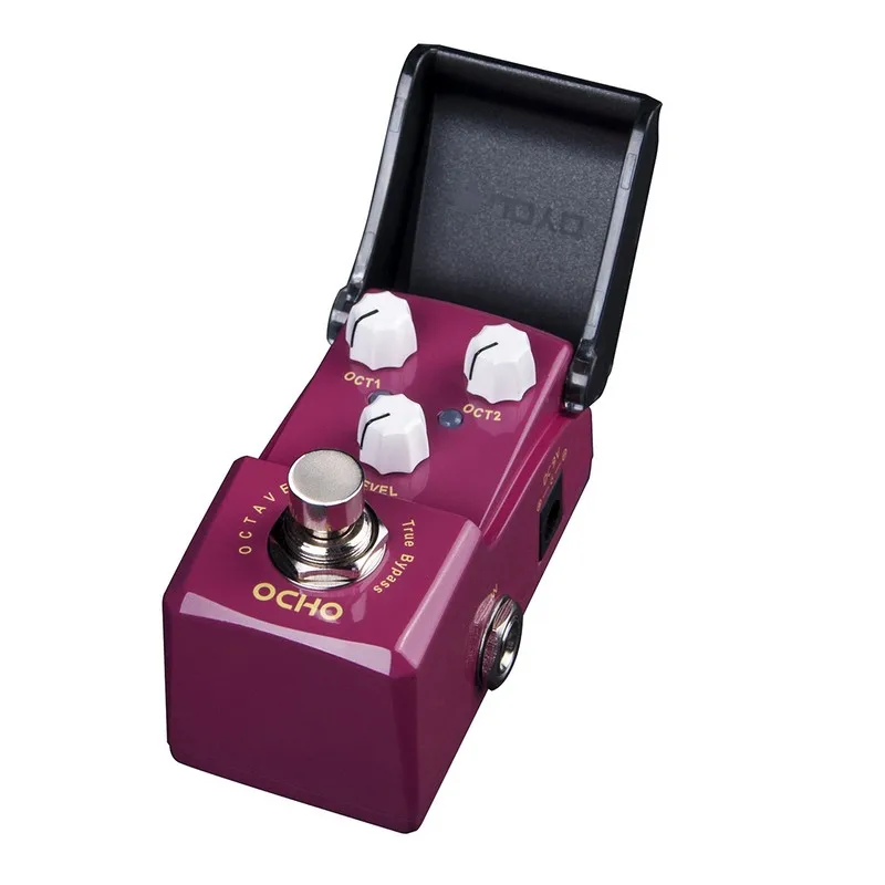 JOYO JF-330 OCHO Octave Effect гитарная педаль True Bypass дизайн фиолетовый Электрический аксессуар для гитары мини Stompbox педаль de guitar ra