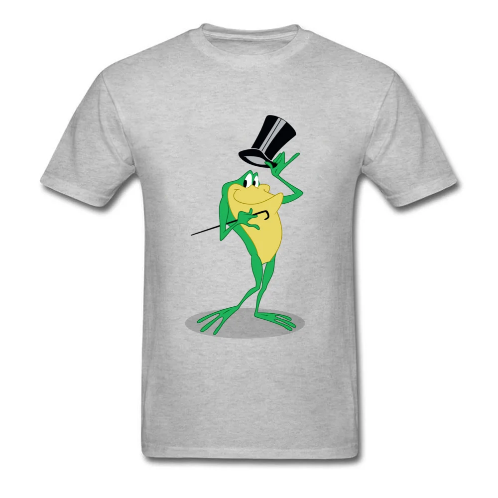 Magician Mr. Frog Print Men Cotton T-shirt White Yellow Green Black Tops &amp Tees Custom Funny Cartoon Tshirt Store | Мужская одежда