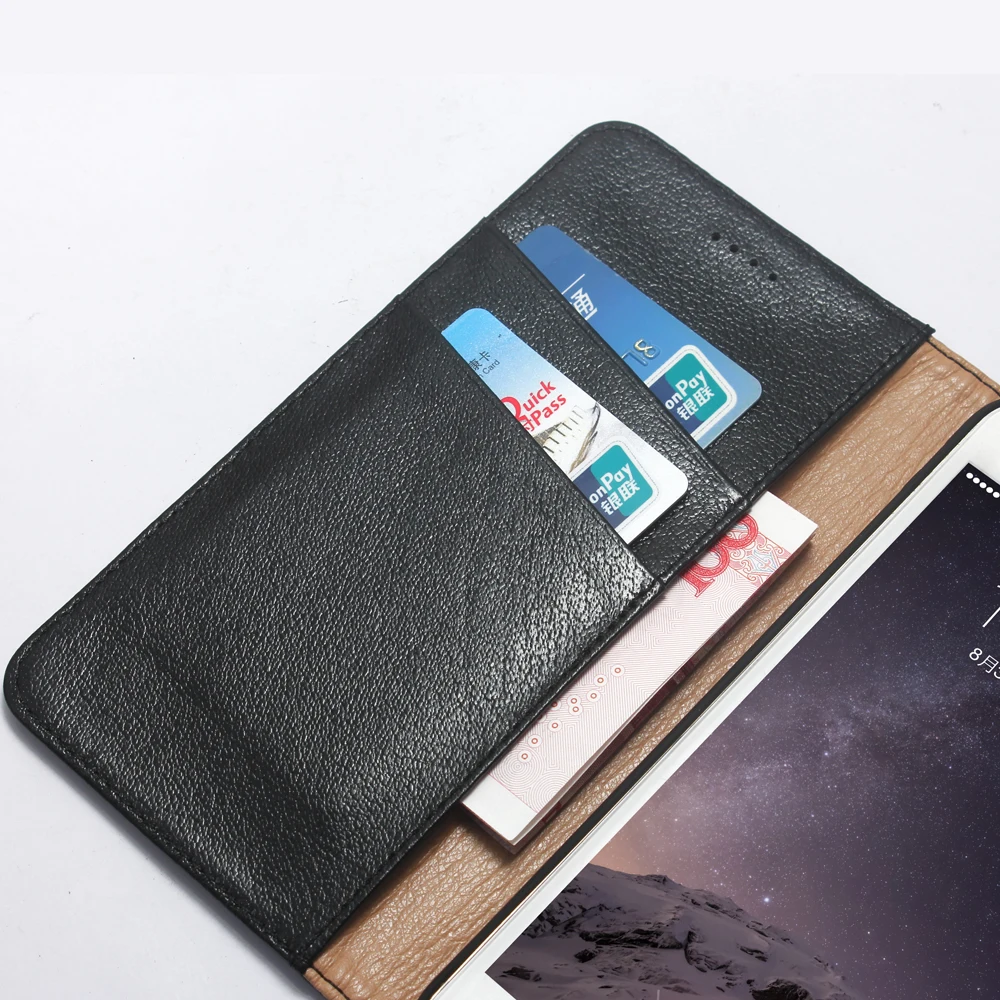 CYBORIS Роскошный деловой Топ Як из натуральной кожи флип чехол для Apple iPhone6 6PLUS