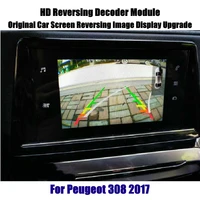 hd reverse parking camera for peugeot 308 408 2017 2020 rear view backup cam decoder accessories alarm