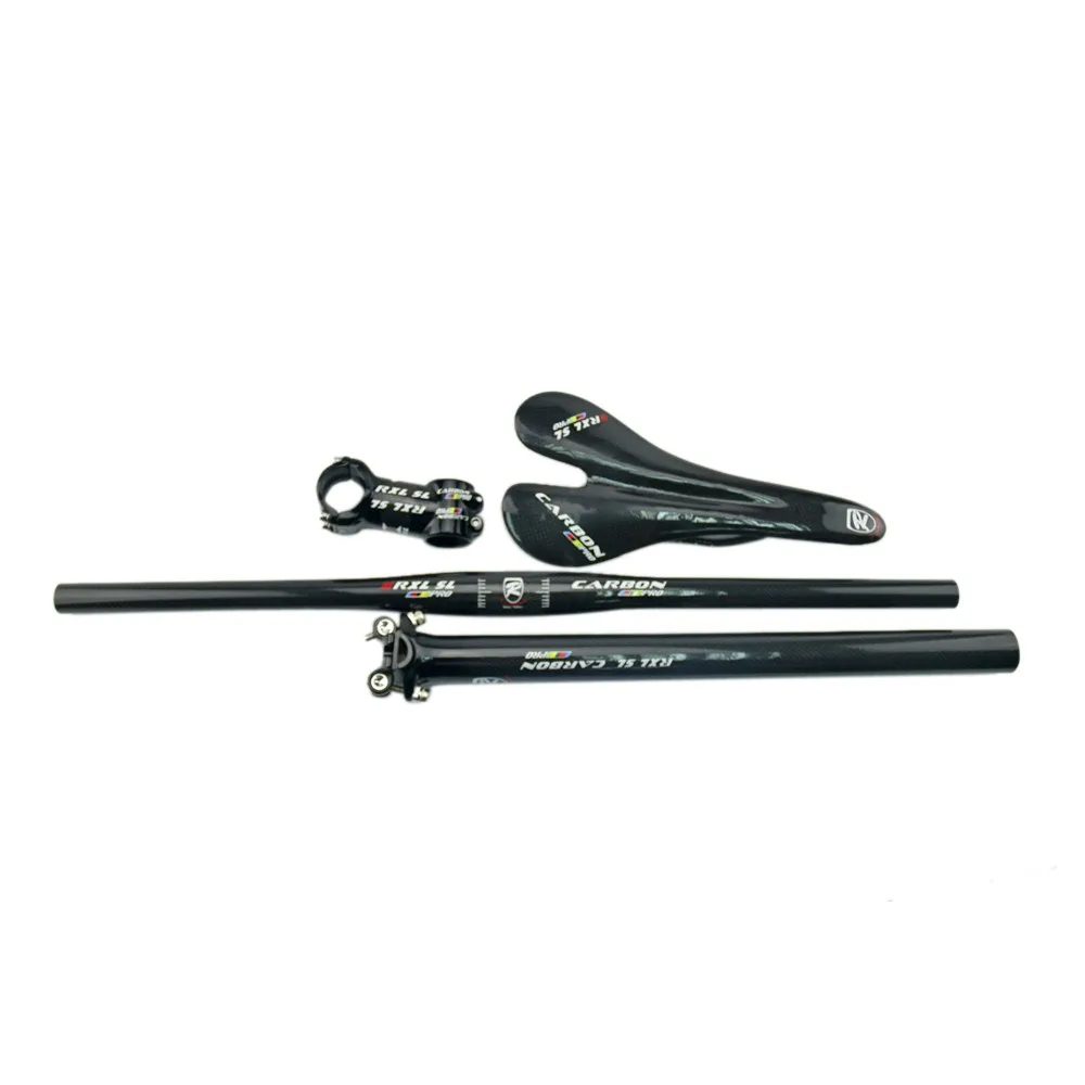 Комплект руля для велосипеда MTB RXL SL PRO из углеродного волокна плоский руль + седло
